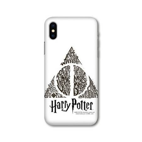 Coque Samsung Galaxy A10 WB License harry potter pattern triangle Blanc