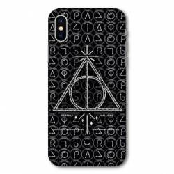 Coque Samsung Galaxy A10 WB License harry potter pattern triangle noir