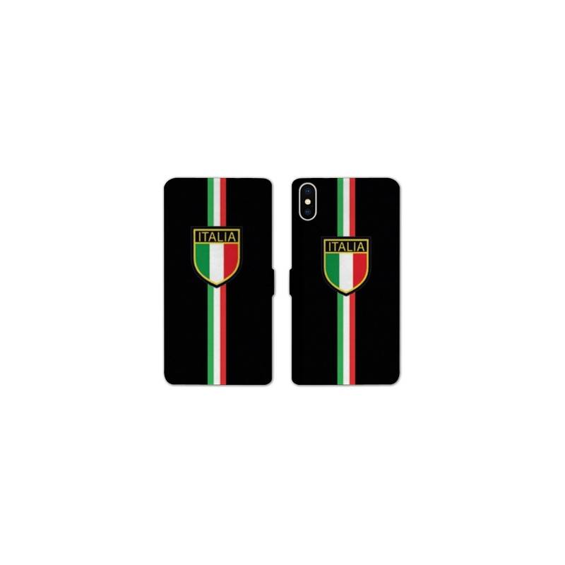 Housse cuir portefeuille Samsung Galaxy A10 Italie 3