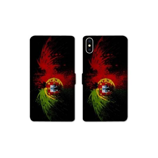 Housse cuir portefeuille Samsung Galaxy A10 Portugal Aigle