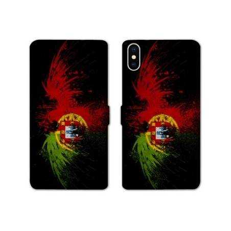 Housse cuir portefeuille Samsung Galaxy A10 Portugal Aigle