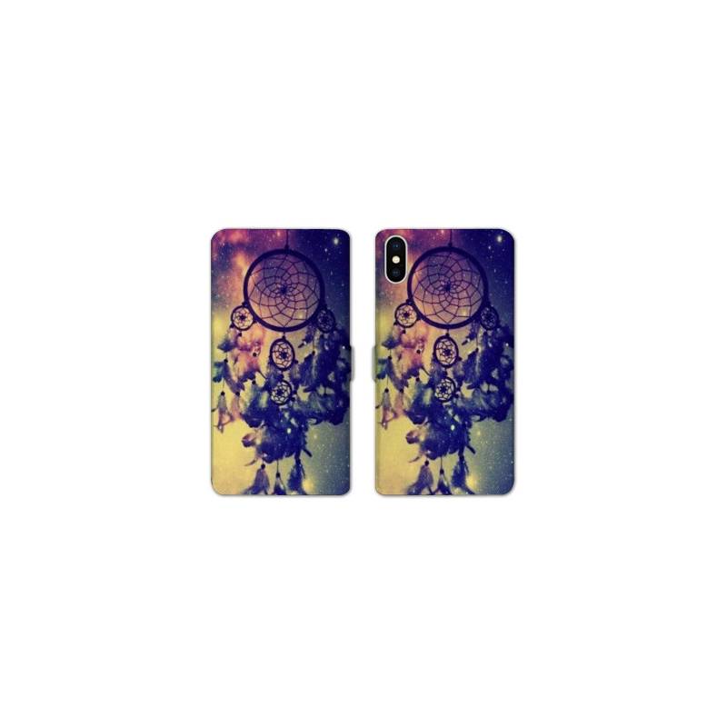 Housse cuir portefeuille Samsung Galaxy A10 attrape reve Colore