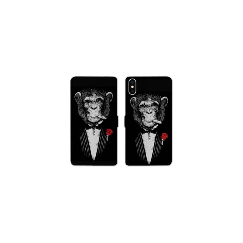 Housse cuir portefeuille Samsung Galaxy A10 Decale Mafia