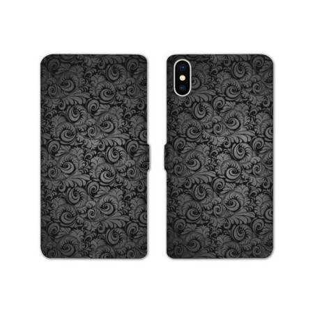 Housse cuir portefeuille Samsung Galaxy A10 Texture velours