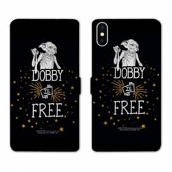 Housse cuir portefeuille Samsung Galaxy A10 WB License harry potter dobby Free N