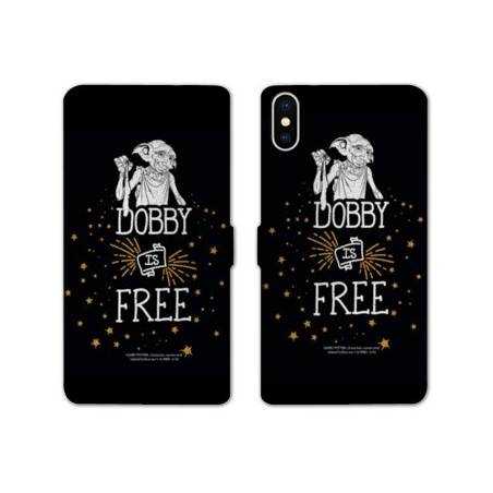 Housse cuir portefeuille Samsung Galaxy A10 WB License harry potter dobby Free N