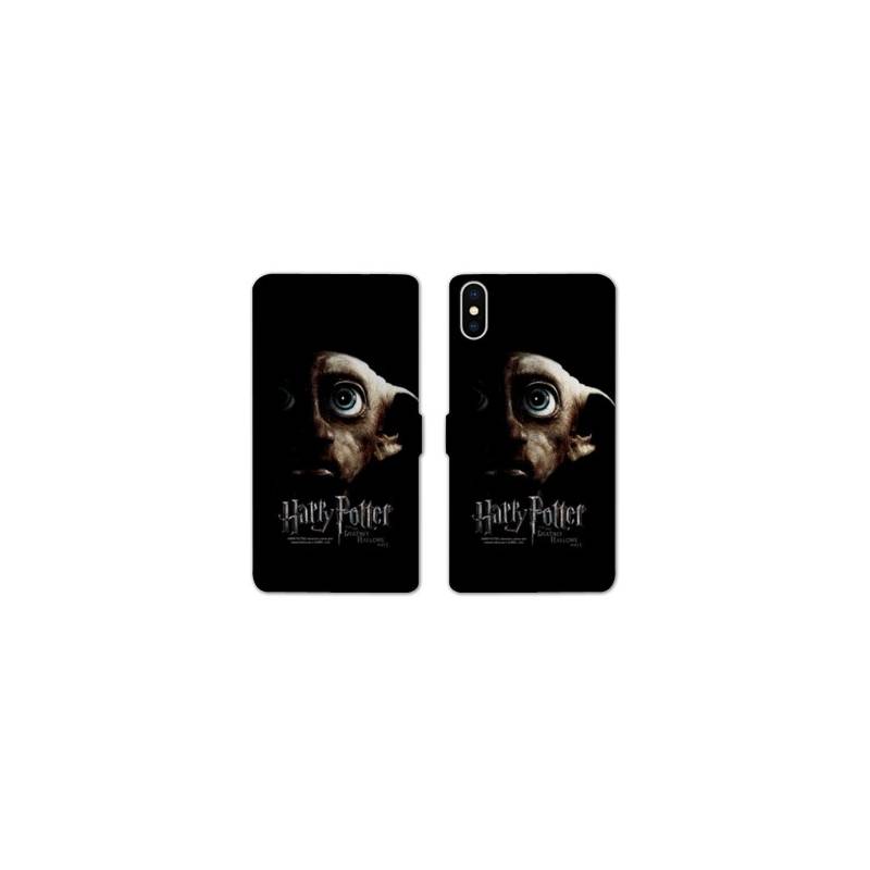 Housse cuir portefeuille Samsung Galaxy A10 WB License harry potter dobby Hollows