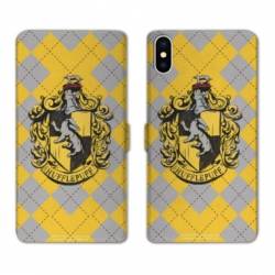 Housse cuir portefeuille Samsung Galaxy A10 WB License harry potter ecole Hufflepuff