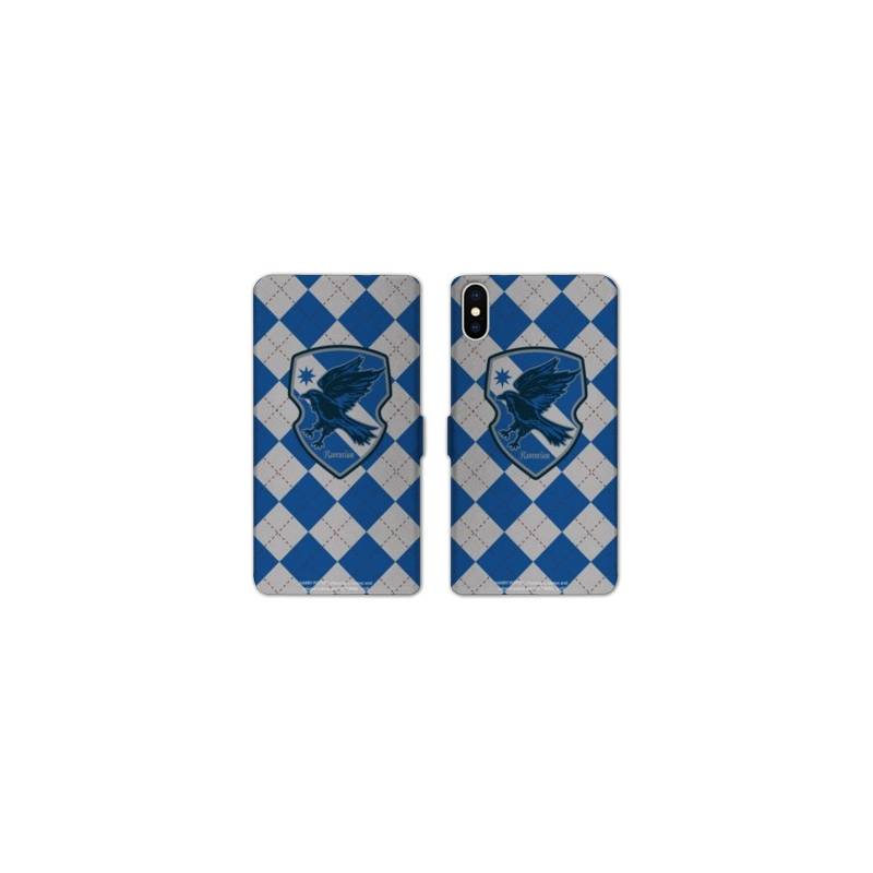 Housse cuir portefeuille Samsung Galaxy A10 WB License harry potter ecole Ravenclaw