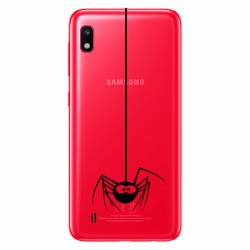 Coque transparente Samsung Galaxy A10 Araignee