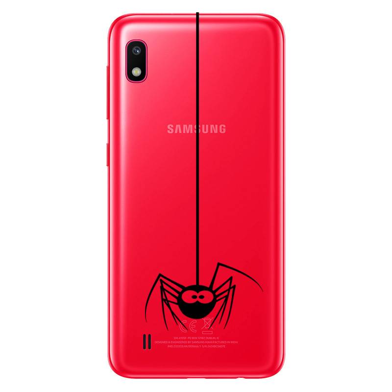 Coque transparente Samsung Galaxy A10 Araignee
