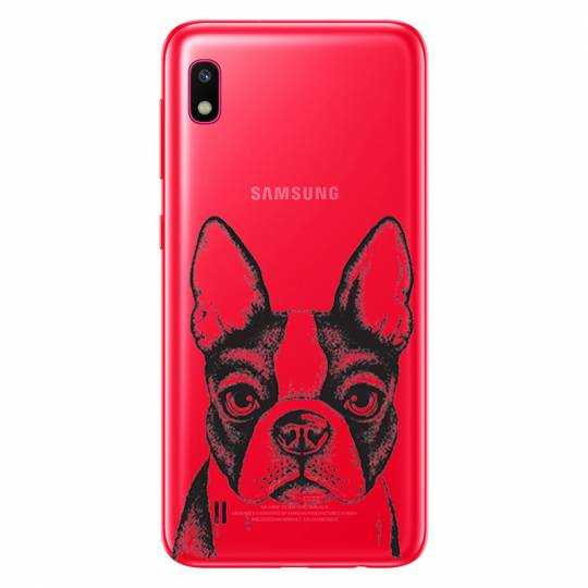 Coque transparente Samsung Galaxy A10 Bull dog