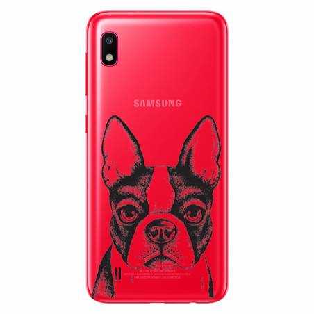 Coque transparente Samsung Galaxy A10 Bull dog