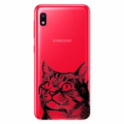 Coque transparente Samsung Galaxy A10 Chaton