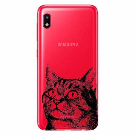 Coque transparente Samsung Galaxy A10 Chaton