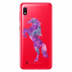Coque transparente Samsung Galaxy A10 Cheval Encre