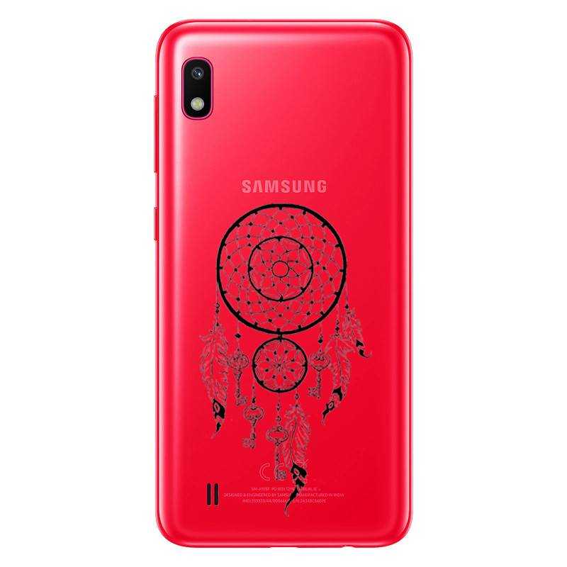 Coque transparente Samsung Galaxy A10 feminine attrape reve cle