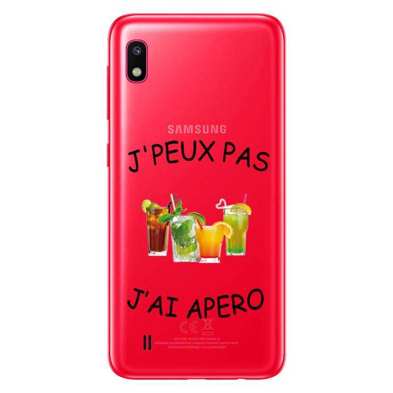 Coque transparente Samsung Galaxy A10 jpeux pas jai apero