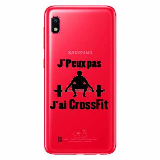 Coque transparente Samsung Galaxy A10 jpeux pas jai crossfit