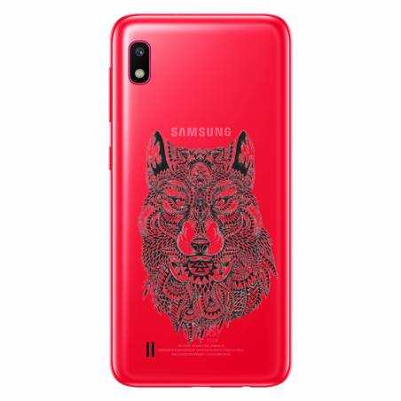 Coque transparente Samsung Galaxy A10 loup