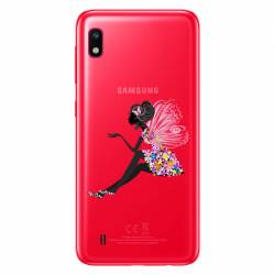 Coque transparente Samsung Galaxy A10 magique fee fleurie