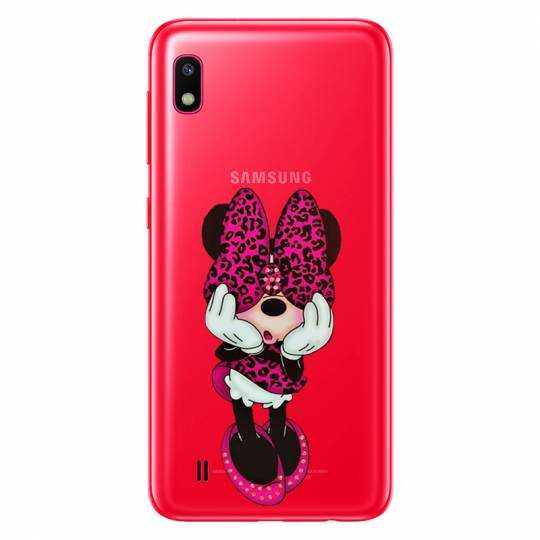 Coque transparente Samsung Galaxy A10 noeud papillon