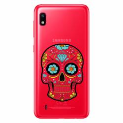 Coque transparente Samsung Galaxy A10 tete mort
