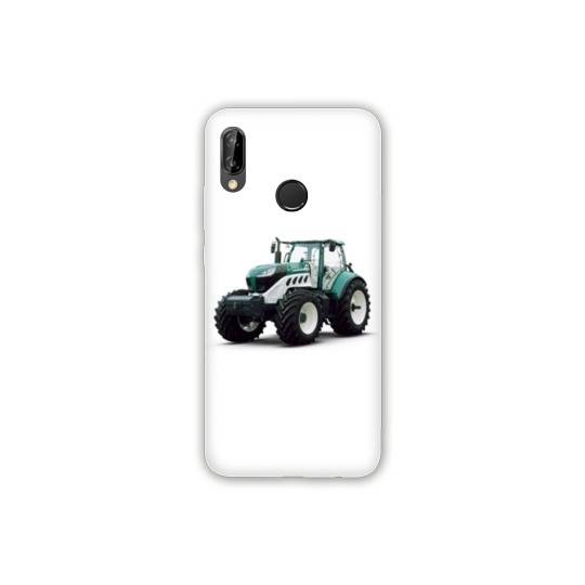Coque Samsung Galaxy A20e Agriculture Tracteur Blanc