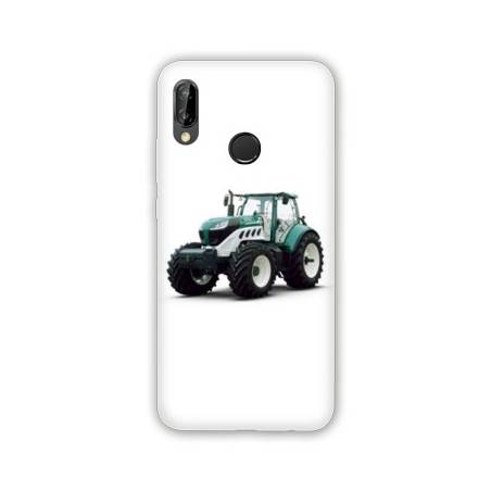 Coque Samsung Galaxy A20e Agriculture Tracteur Blanc