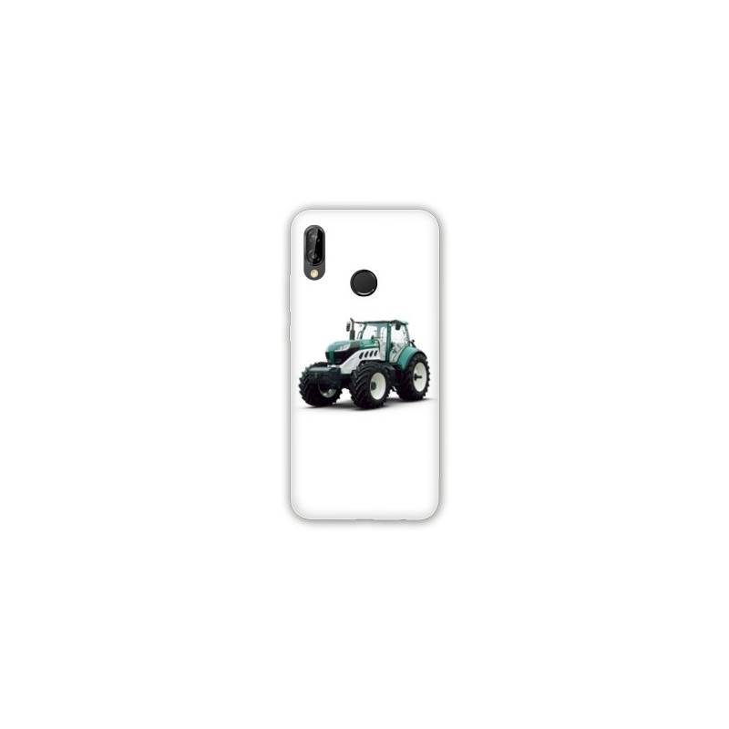 Coque Samsung Galaxy A20e Agriculture Tracteur Blanc
