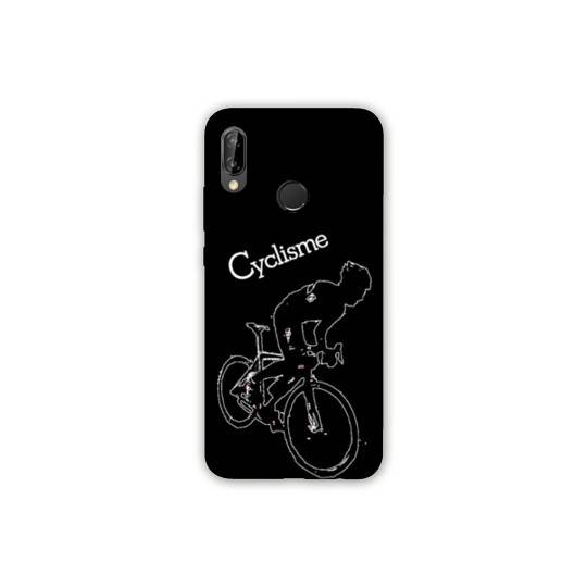 Coque Samsung Galaxy A20e Cyclisme Ombre blanche