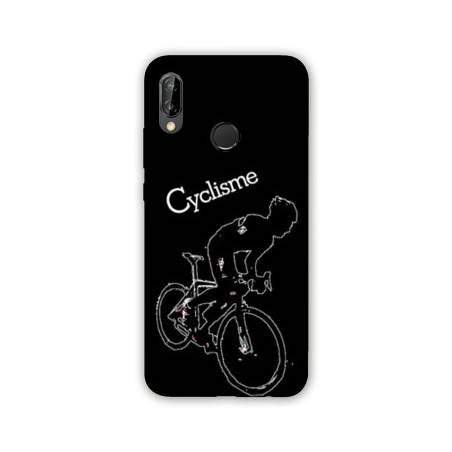 Coque Samsung Galaxy A20e Cyclisme Ombre blanche