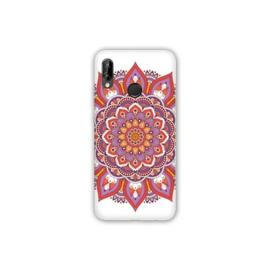 Coque Samsung Galaxy A20e Etnic abstrait Rosas orange