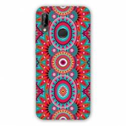 Coque Samsung Galaxy A20e Etnic abstrait Pic rouge