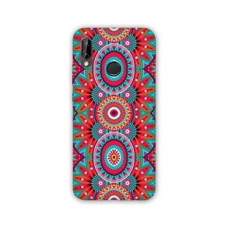 Coque Samsung Galaxy A20e Etnic abstrait Pic rouge