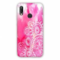 Coque Samsung Galaxy A20e Etnic abstrait Bouclier rose