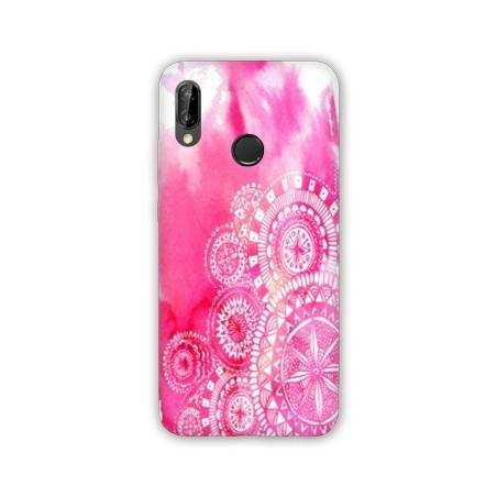 Coque Samsung Galaxy A20e Etnic abstrait Bouclier rose