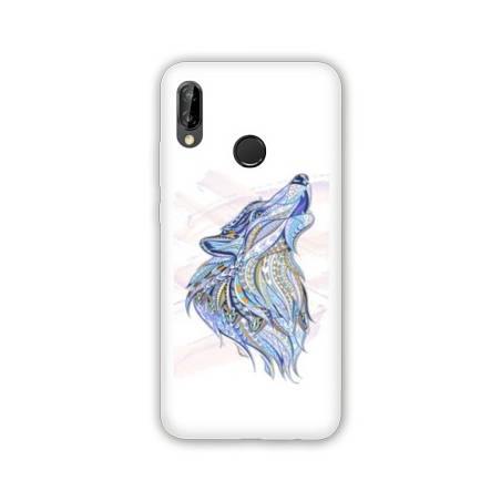 Coque Samsung Galaxy A20e Ethniques Loup Color