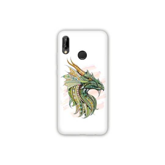 Coque Samsung Galaxy A20e Ethniques Dragon Color