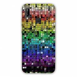 Coque Samsung Galaxy A20e Texture mosaique