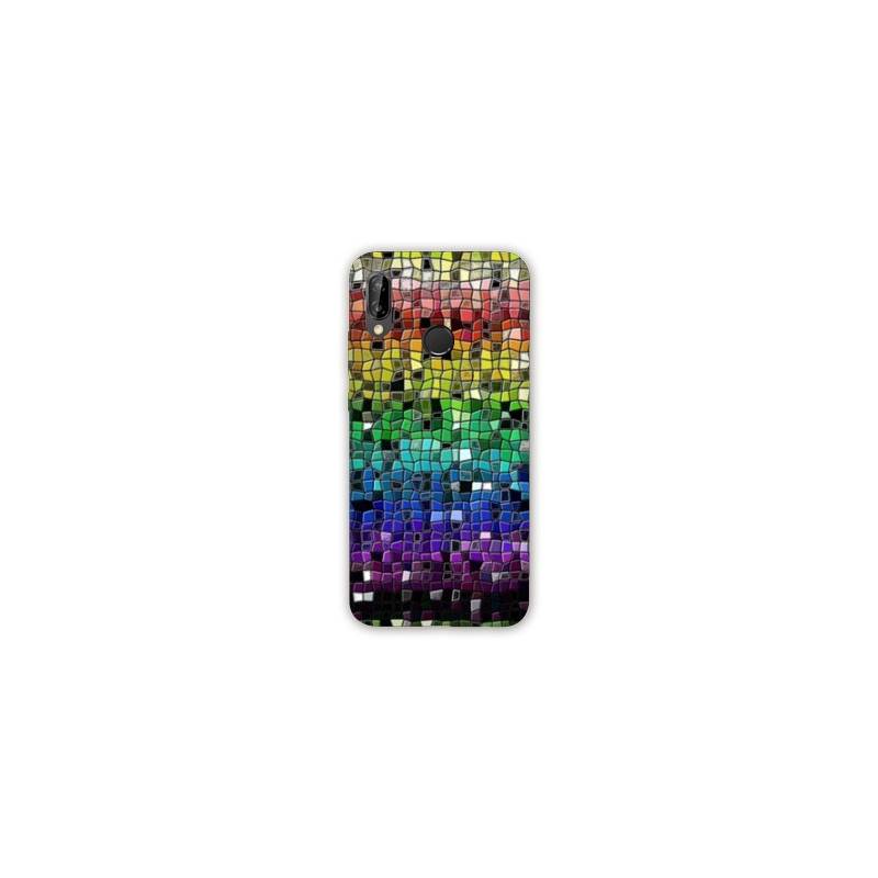 Coque Samsung Galaxy A20e Texture mosaique
