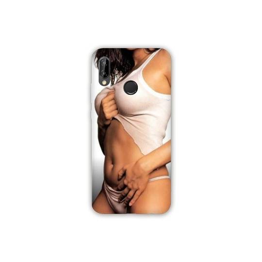 Coque Samsung Galaxy A20e Sexy tee shirt blanc