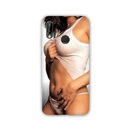 Coque Samsung Galaxy A20e Sexy tee shirt blanc