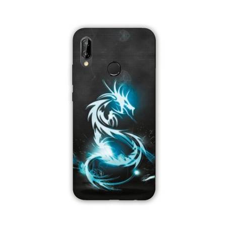 Coque Samsung Galaxy A20e Dragon Bleu