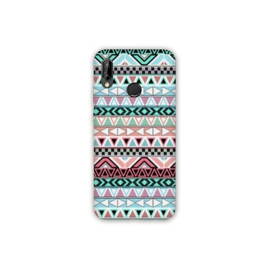 Coque Samsung Galaxy A20e motifs Aztec azteque turquoise