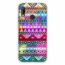 Coque Samsung Galaxy A20e motifs Aztec azteque rouge