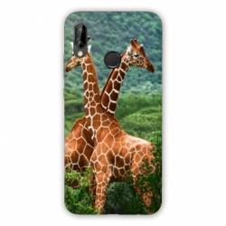 Coque Samsung Galaxy A20e savane Girafe Duo