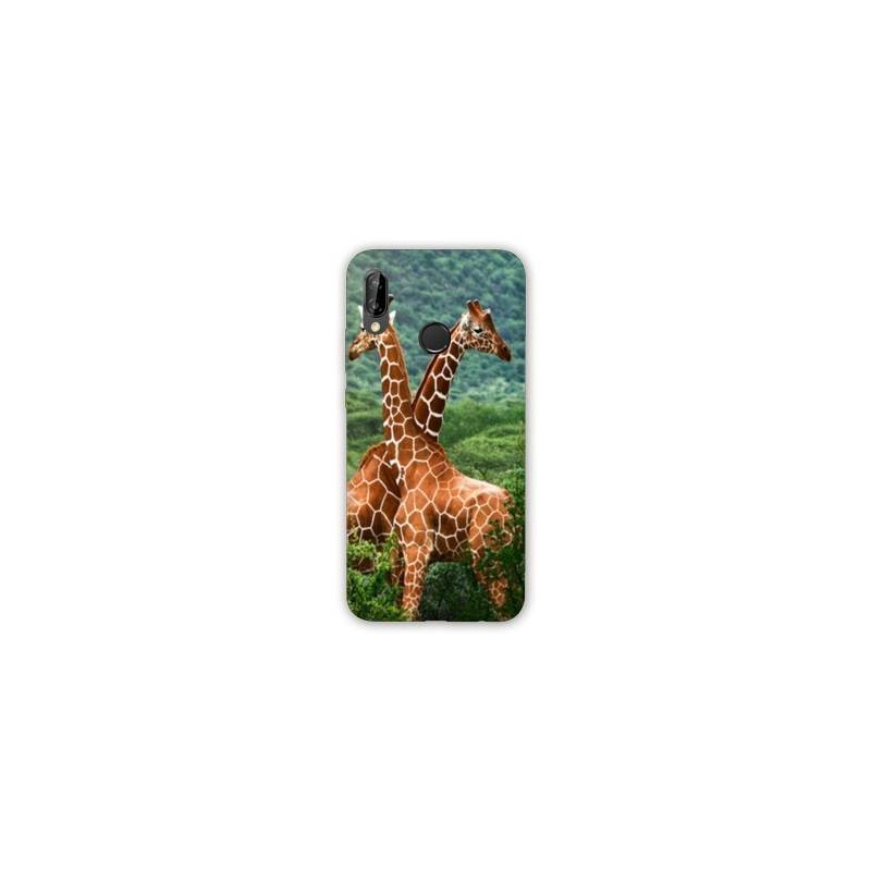 Coque Samsung Galaxy A20e savane Girafe Duo