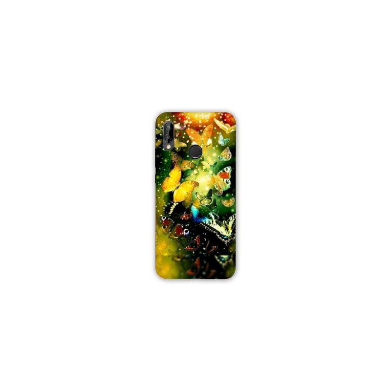 Coque Samsung Galaxy A20e papillons papillon jaune