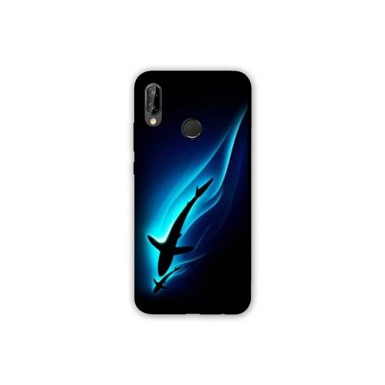 Coque Samsung Galaxy A20e Requin Noir